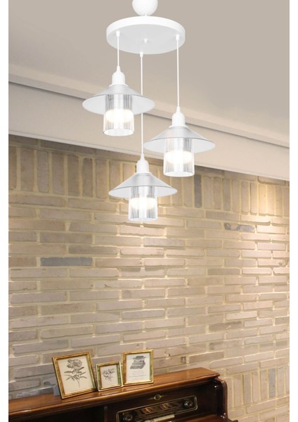 3'lü Beyaz Optik Şeffaf Başlıklı Set fırsatları