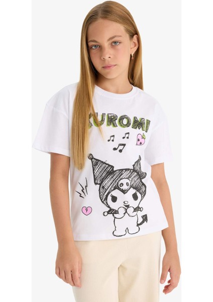 Kız Çocuk Hello Kitty Relax Fit Kısa Kollu Tişört F9725A825HS modelleri