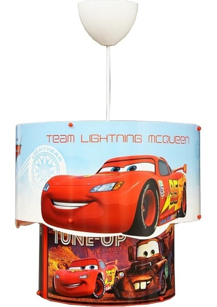 Kırmızı 3D Arabalar Sihirli Tavan Sarkıtı, Şık ve Renkli Dekorasyon Için Harika Seçenek