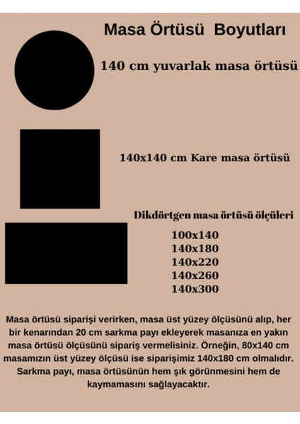 Renkli, Astarlı, Sıvı Geçirmez ve Kolay Silinebilir Masa Örtüsü modelleri
