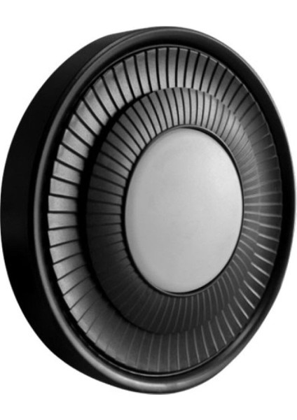 Şık Siyah Modern LED Avize 20W Sıva Üstü Panel Tavan Aydınlatması