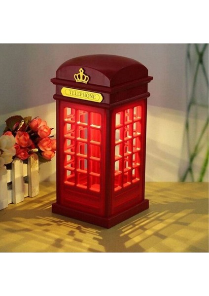 Küçük Dokunmatik Gece Lambası, Kırmızı, Şık ve Kullanışlı Tasarım