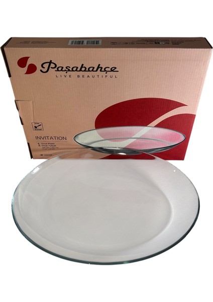 Invitation Oval Servis Tabağı 29X22 cm modelleri