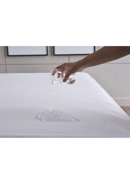 Su Geçirmez Tek Kişilik Yatak Koruyucu 100X200, Beyaz modelleri