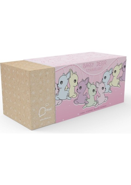 Bej Renkli Ledli Zincir Gece Lambası, Sıcak Atmosfer Sağlar