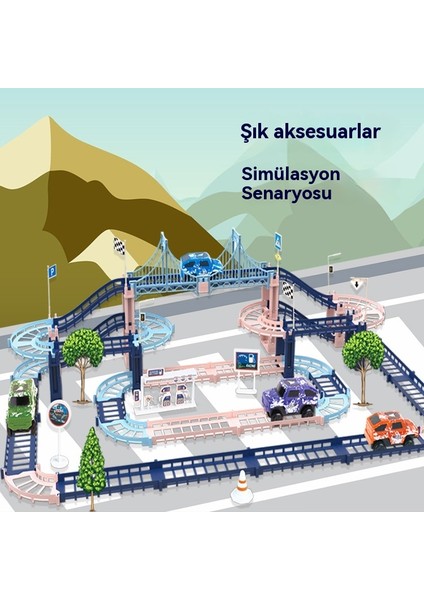 Elektrikli Küçük Tren Rayları Eğitici Oyuncaklar (Yurt Dışından) fırsatları