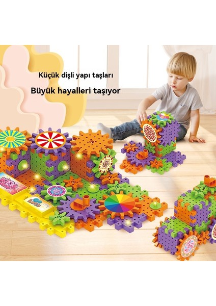 Yapı Blokları Çeşitli Mekanik Dişli Oyuncak (Yurt Dışından) modelleri