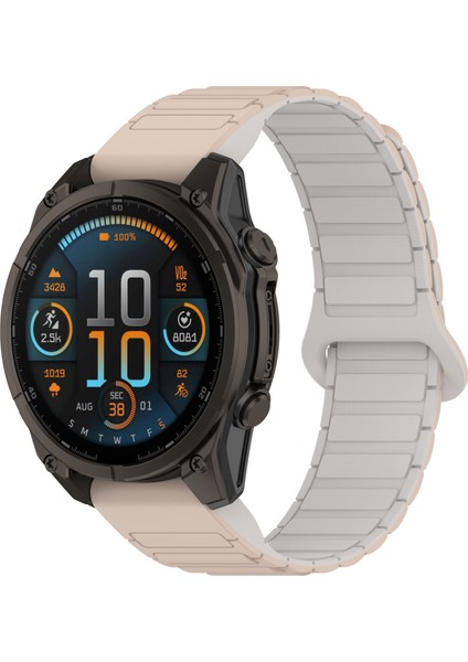 Garmin Fenix ​​8 51MM Için Hızlı Rease Silikon Saat Kayışı (Yurt Dışından)