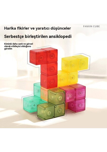 Manyetik Küp Yapı Taşı Geometrik Küp Oyuncak (Yurt Dışından) indirimleri