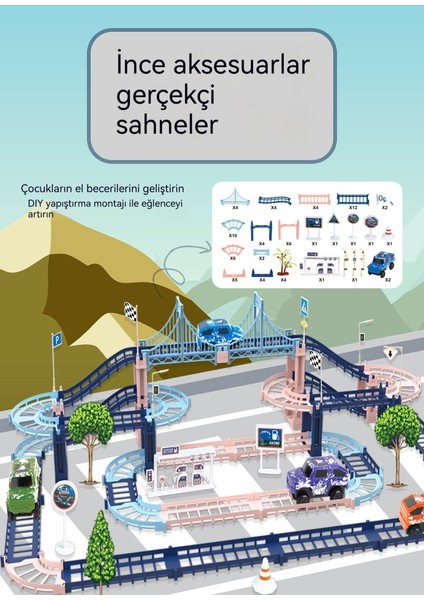 Elektrikli Küçük Tren Rayları Eğitici Oyuncaklar (Yurt Dışından) fiyatları