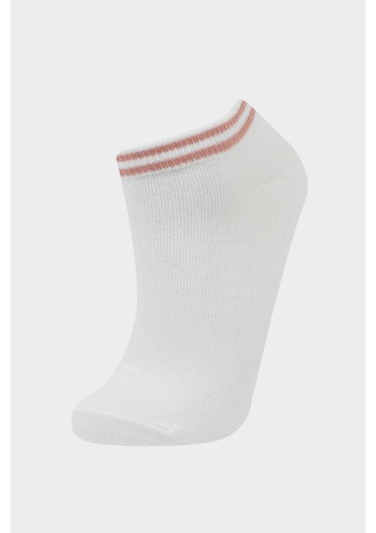 Kadın 5'li Pamuklu Patik Çorap F5630AXNS