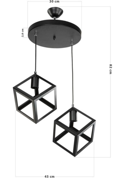 Şık 3'lü Avize, Modern ve Estetik Aydınlatma, Ev ve Mekan Dekoru fırsatları