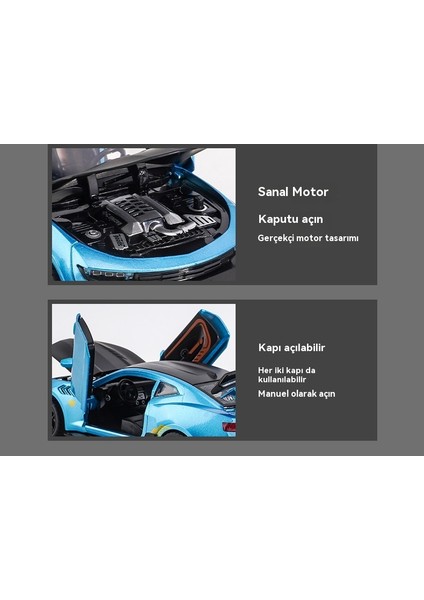 Çocuk Oyuncak Çocuk Eğitici Alaşım Araba Modeli 1:24 Oyuncak Küçük Araba (Yurt Dışından) modelleri