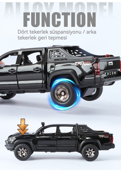 Araba Modeli 1:32 Takuma Alaşımlı Arazi Aracı Ses Modeli Seti (Yurt Dışından) modelleri