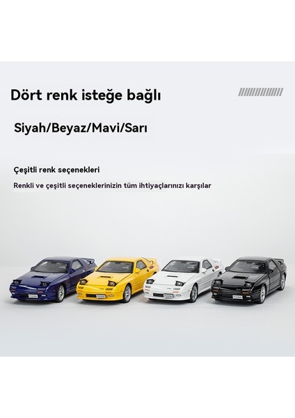 Alaşım Araba Modeli 1 Ila 32 Mazda Rx7 Ses ve Işık Spor Araba Çocuk Oyuncak Araba Modeli (Yurt Dışından) modelleri