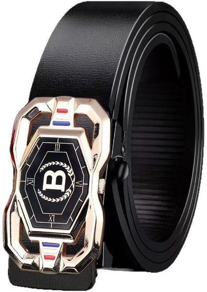 Yeni Sıcak Satış Kemer Erkek Yüksek Kaliteli Dişsiz Otomatik Tokalı Kemer Şık ve Çok Yönlü Trend Pantolon Kemeri (Yurt Dışından) fiyatları