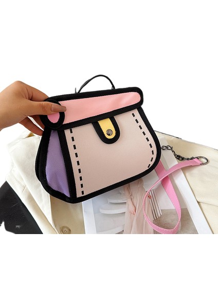 Sevimli Kek Çanta Zinciri Crossbody Çanta (Yurt Dışından)