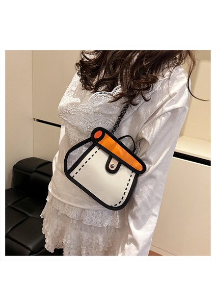 Sevimli Kek Çanta Zinciri Crossbody Çanta (Yurt Dışından) modelleri