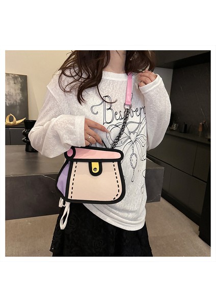 Sevimli Kek Çanta Zinciri Crossbody Çanta (Yurt Dışından) fırsatları