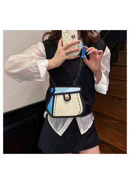 Sevimli Kek Çanta Zinciri Crossbody Çanta (Yurt Dışından) indirimleri