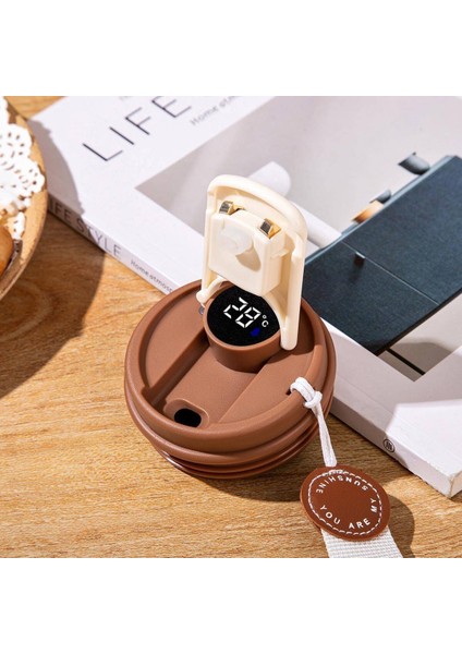 Yeni 316 Paslanmaz Çelik Akıllı Sıcaklık Ölçüm Öğrenci Su Bardakları (Yurt Dışından) fırsatları