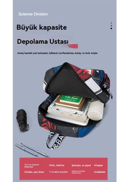 Hafif Öğrenci Moda Büyük Kapasiteli Kişiselleştirilmiş Köpekbalığı Sırt Çantası (Yurt Dışından) modelleri