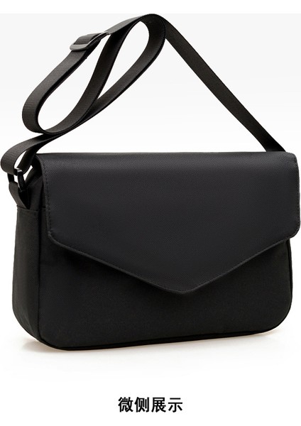 Tek Omuzlu Çift Çapraz Düz Düz Renk Rahat Basit Moda Sırt Çantası (Yurt Dışından)