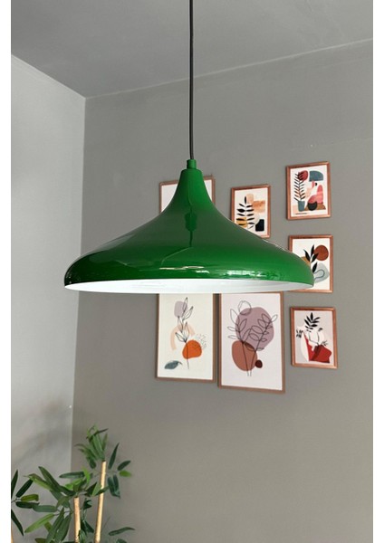 Yeşil Tekli Avize Sarkıt, Salon, Mutfak, Ofis, Cafe, Pastane Aydınlatma indirimleri