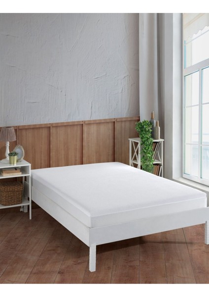 Su Geçirmez Micro Fitted Yatak Koruyucu, Beyaz modelleri