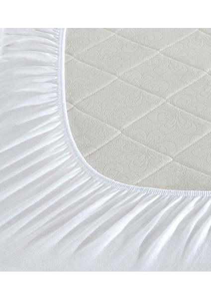 Su Geçirmez Micro Fitted Yatak Koruyucu, Beyaz indirimleri