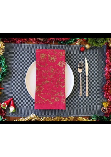 Gri Dama Desenli Mutfak Kurulama Bezi Seti, 40X60 Cm, 4 Adet fırsatları