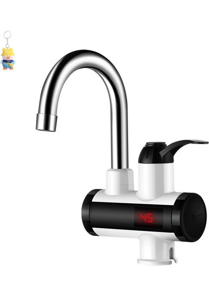 Ev Elektrikli Sıcak Su Musluğu Anlık Elektrikli Su Isıtıcısı Mutfak Hızlı Isıtma Anlık Isıtma Banyo Sıcak ve Soğuk Çift (Yurt Dışından)