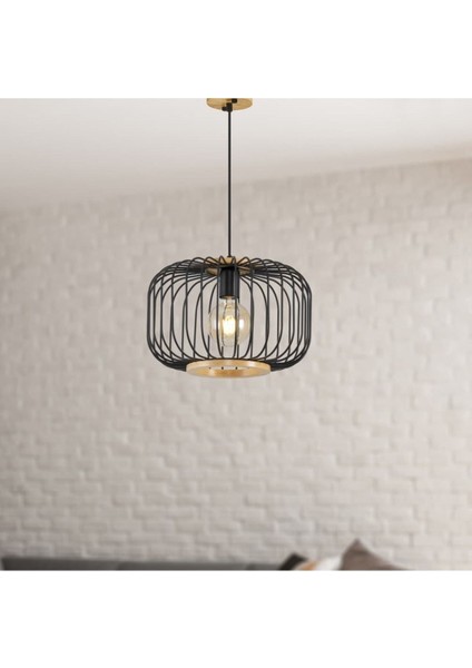 Şık Siyah Küçük Sarkıt Avize, Modern ve Zarif Tasarım, 3225-1 modelleri