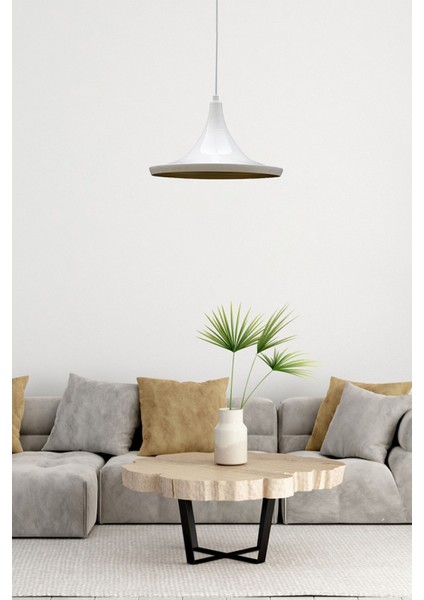 Geniş Beyaz Metal Sarkıt Avize, Mutfak, Yatak Odası, Salon, Ofis ve Cafe Için Uygun fiyatları