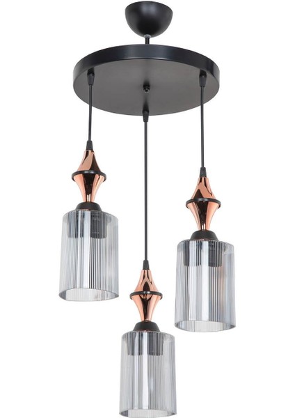 Füme Renkli Üçgen Karo Desenli Modern Oturma ve Yemek Odası Aydınlatması fiyatları