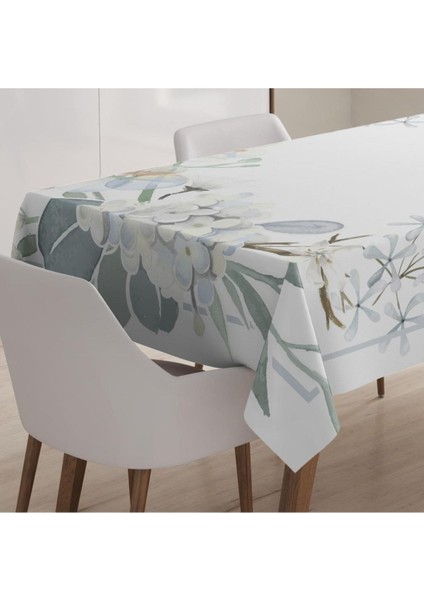 Beyaz Dijital Baskılı Masa Örtüsü, Şık ve Fonksiyonel Tasarım fiyatları