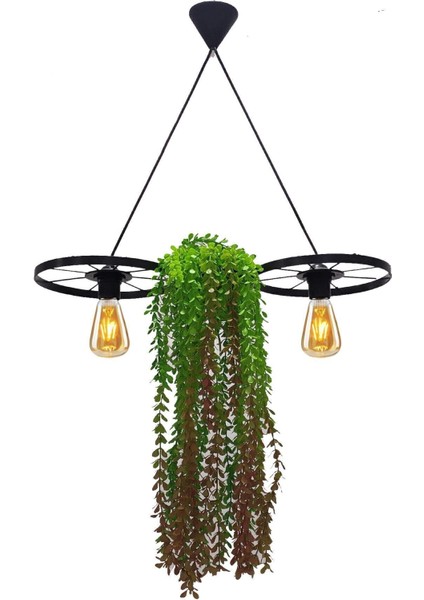 Siyah Metal Bisiklet Tekerlek Sarkıt Avize, Rustik Dekorasyon Için Ideal Seçim fırsatları