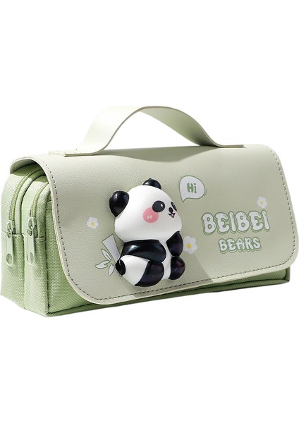 Kalem Çantası Ekstra Büyük Kapasiteli Kırtasiye Kutusu Sevimli Çocuk Kırtasiye Çantası (Yurt Dışından)