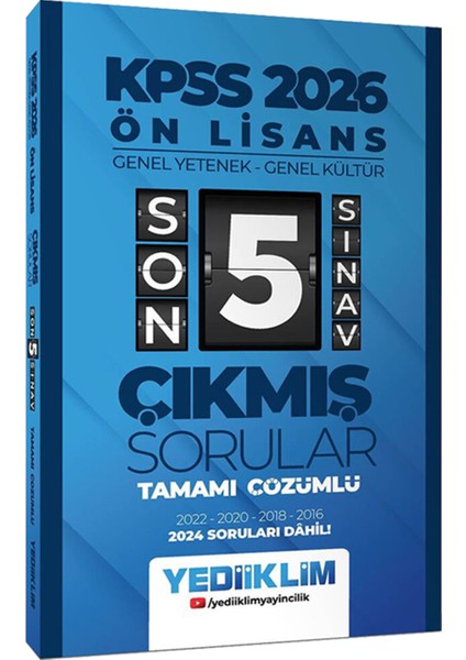 2026 Kpss Ön Lisans Seti(Konu Anlatımı-Soru Bankası-Çözümlü Son 5 Sınav Çıkmış Sorular) fırsatları