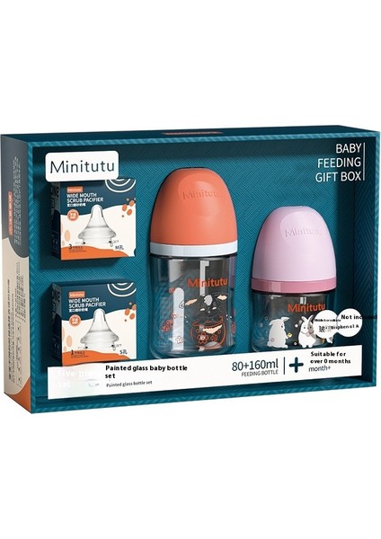 Bebek Cam Şişe Seti 5'li (Yurt Dışından)