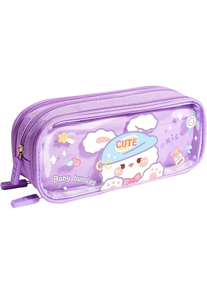 Öğrenci Büyük Kapasiteli Kalem Çantası Çok Katmanlı Kırtasiye Saklama Kalem Kutusu (Yurt Dışından)