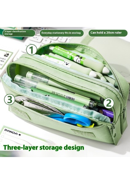 Kalem Çantası Ekstra Büyük Kapasiteli Kırtasiye Kutusu Sevimli Çocuk Kırtasiye Çantası (Yurt Dışından) fiyatları