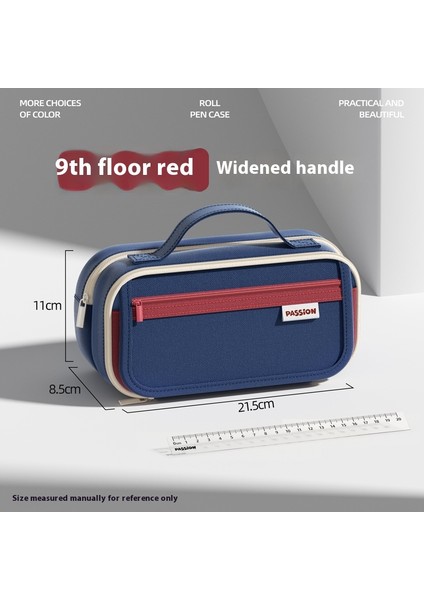 Kırtasiye Çantası Vintage Kalem Kutusu Büyük Kapasiteli Kalem Kutusu (Yurt Dışından)