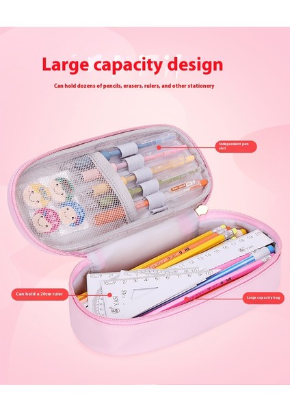Çocuk Kalem Çantası Çok Fonksiyonlu Kalem Çantası Büyük Kapasiteli Kırtasiye Çantası (Yurt Dışından) fiyatları