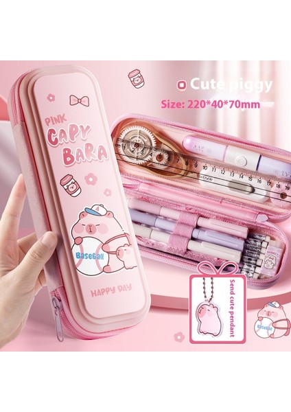 Karikatür Kırtasiye Kutusu Çocuk Kalem Kutusu Büyük Kapasiteli (Yurt Dışından)