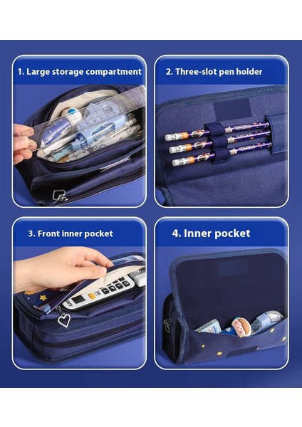 Çocuk Kalem Çantası Kırtasiye Kutusu Büyük Kapasiteli (Yurt Dışından) fiyatları