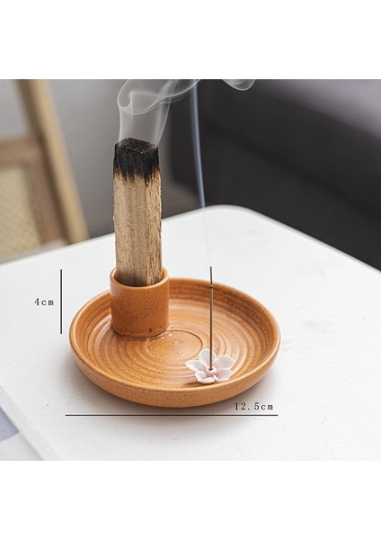 Mavi Tütsülük, Seramik Tütsülük, Kokulu Ahşap Stand, Basit, Modern Terakota Tütsü Brülörü Adaçayı Tutucu (Yurt Dışından) fiyatları