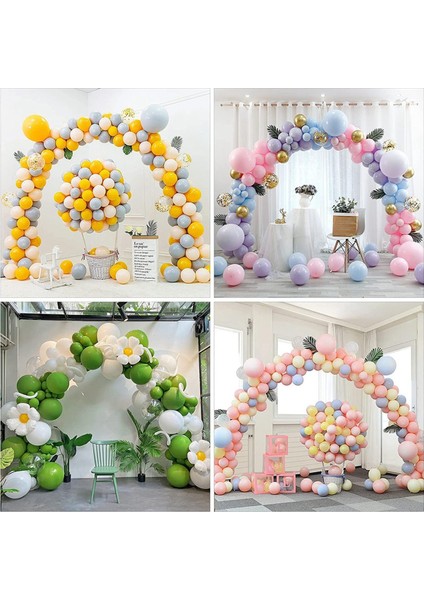 76 Adet Balon Kemeri Standı Yeniden Kullanılabilir Balon Kemeri Kiti 10 Ft Ayarlanabilir Balon Kemeri Standı Seti Süslemeler Için Çerçeve (Yurt Dışından) modelleri
