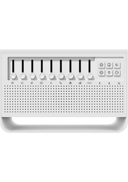 8 Çeşit Beyaz Gürültü Uyku Müziğine Sahip Bluetooth Hoparlör 200ML Aromaterapi Hava Nemlendirici Simülasyonu Alev Gece Lambası (Yurt Dışından) fiyatları