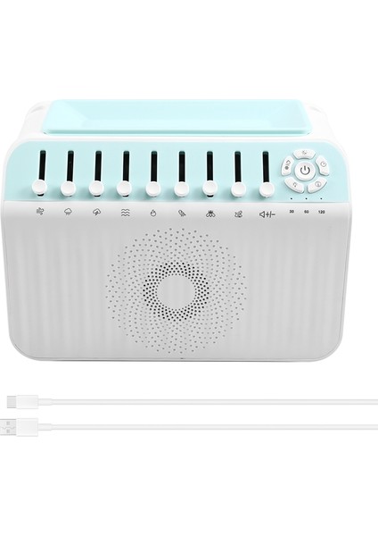 Taşınabilir Doğa Sesi Bluetooth Hoparlör Beyaz Gürültü Gece Lambası Nemlendirici Makinesi 8 Ortam Sesi ile Hıfı Ses (Yurt Dışından) fiyatları